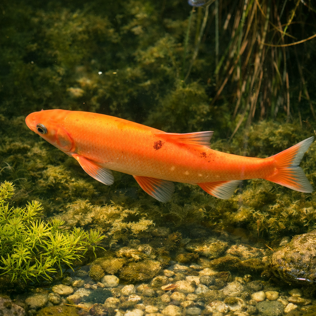 Carpe koï bassin
